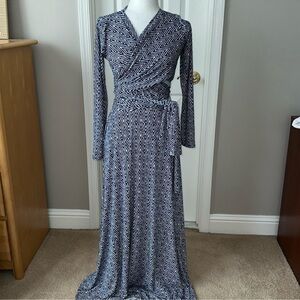 Ducci wrap top maxi dress